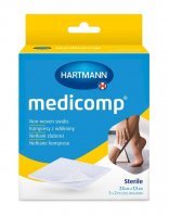 Medicomp Sterile Kompresy jałowe z włókniny 7,5 x 7,5 cm, 5 x 2 sztuk