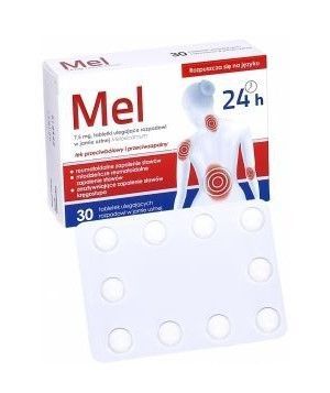 Mel 7,5 mg lek na bóle kostno-stawowe i mięśniowe, 30 tabletek