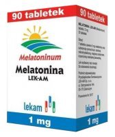 Melatonina LEK-AM zaburzenia snu i czuwania 1 mg, 90 tabletek