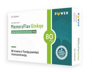 MemoryFlav Ginkgo, 60 tabletek