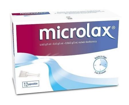 Microlax, 12 pojemniki po 5 ml