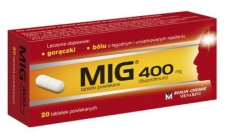 MIG 400 mg, 20 tabletek