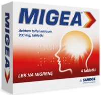 MIGEA 200 mg, 4 tabletki