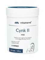 Mitopharma Cynk II MSE, 120 tabletek
