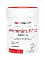 Mitopharma Witamina B12 MSE 250 ug, 120 kapsułek