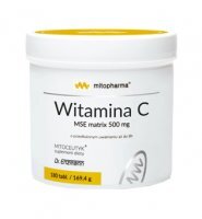 Mitopharma Witamina C MSE matrix 500 mg, 180 tabletek