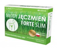 Młody Jęczmień Forte Slim, 60 tabletek