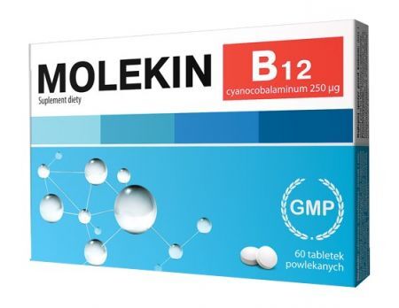 MOLEKIN B12, 60 tabletek powlekanych