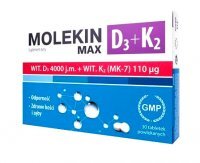 MOLEKIN D3 + K2 MAX, 30 tabletek