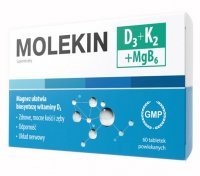 MOLEKIN D3+K2+MgB6, 60 tabletek