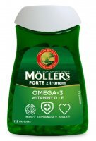 Mollers Forte z tranem, 112 kapsułek