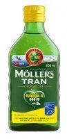 Mollers Tran Norweski o aromacie cytrynowym, 250 ml