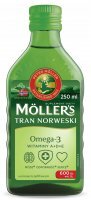 Mollers Tran Norweski o aromacie jabłkowym, 250 ml