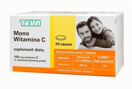 Mono Witamina C, 50 tabletek
