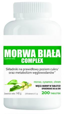 Morwa Biała Complex, 200 tabletek /Domowa Apteczka/