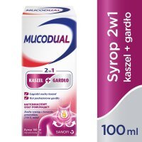 Mucodual 2 w 1 Kaszel + Gardło, 100 ml