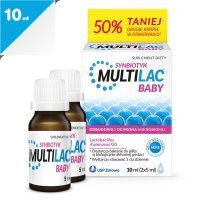 Multilac Baby Synbiotyk Krople, 10 ml (2 x 5 ml)