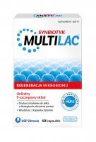 Multilac Synbiotyk, 10 kapsułek (data ważności: 30.09.2023)