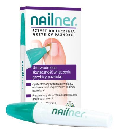 Nailner 2 w 1 Sztyft do leczenia grzybicy paznokci, 4 ml