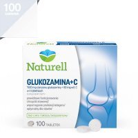 Naturell Glukozamina + C, 100 tabletek