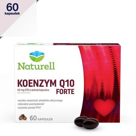 Naturell Koenzym Q10 Forte, 60 kapsułek + próbka GRATIS