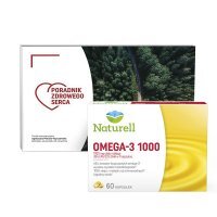 Naturell OMEGA 3 1000 mg, 60 kapsułek + GRATIS Poradnik Zdrowego Serca