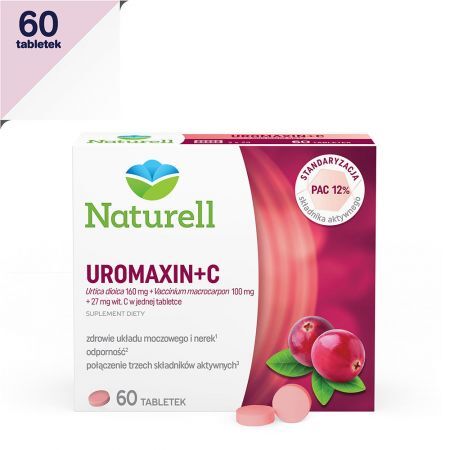 Naturell Uromaxin + C, 60 tabletek