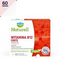 Naturell Witamina B12 Forte, 60 tabletek do żucia + próbka GRATIS
