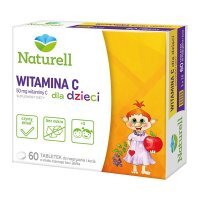 Naturell Witamina C dla dzieci, 60 tabletek