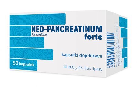 Neo-Pancreatinum Forte, 50 kapsułek