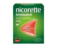Nicorette Invisipatch Plastry na rzucanie palenia 25 mg/16 h, 7 plastrów