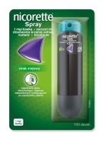 Nicorette Spray 1 mg/dawkę Aerozol do stosowania w jamie ustnej, roztwór, 150 dawek