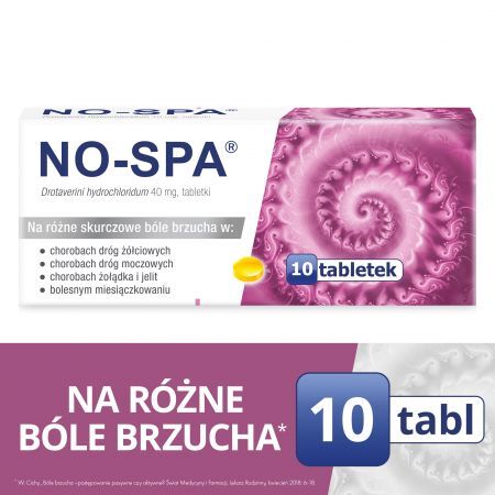 No-Spa 40 mg, 10 tabletek