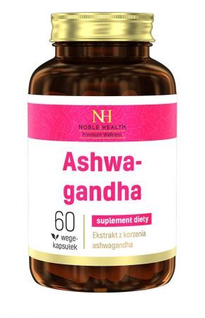 NOBLE HEALTH Ashwagandha, 60 wege-kapsułek