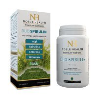 NOBLE HEALTH Duo Spirulina, 120 tabletek