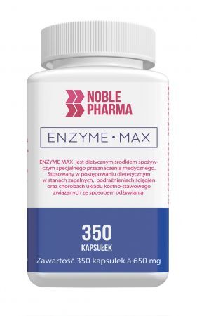 Noble Pharma Enzyme Max, 350 kapsułek