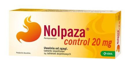 NOLPAZA CONTROL 20 mg, 14 tabletek