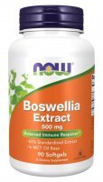 NOW Foods Boswellia Extract 500 mg, 90 kapsułek (data ważności: 30.04.2024)