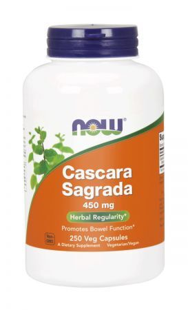 NOW Foods Cascara Sagrada 450 mg, 250 kapsułek