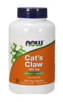 NOW Foods Cat's Claw Koci Pazur 500 mg, 250 kapsułek (data ważności: 30.10.2023)