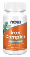 NOW Foods Iron Complex, 100 tabletek