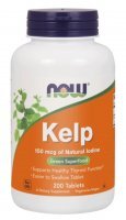NOW Foods Kelp 150 mcg, 200 tabletek
