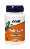 NOW Foods Selenium 100 mcg, 250 tabletek