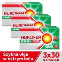 Nurofen Express Forte 400 mg, 30 kapsułek