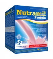 Nutramil Complex Protein Truskawkowy Dieta wysokobiałkowa, wysokoenergetyczna, 6 saszetek