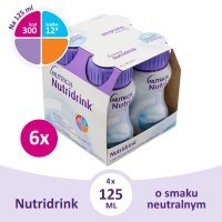Nutridrink o smaku neutralnym, płyn 4 x 125 ml