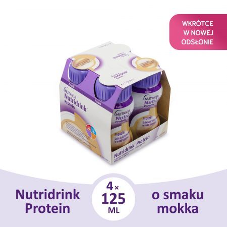 Nutridrink Protein o smaku mokka, płyn 4 x 125 ml