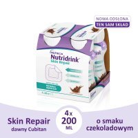 Nutridrink Skin Repair o smaku czekoladowym, płyn 4 x 200 ml
