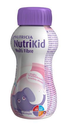 NutriKid Multi Fibre o smaku truskawkowym, 200 ml (data ważności: 20.12.2022r)