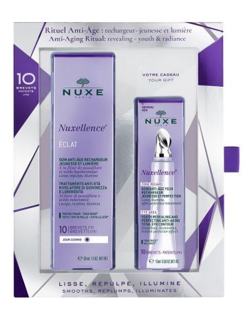 NUXE Nuxellence Eclat, 50 ml + Krem pod oczy, 15 ml
